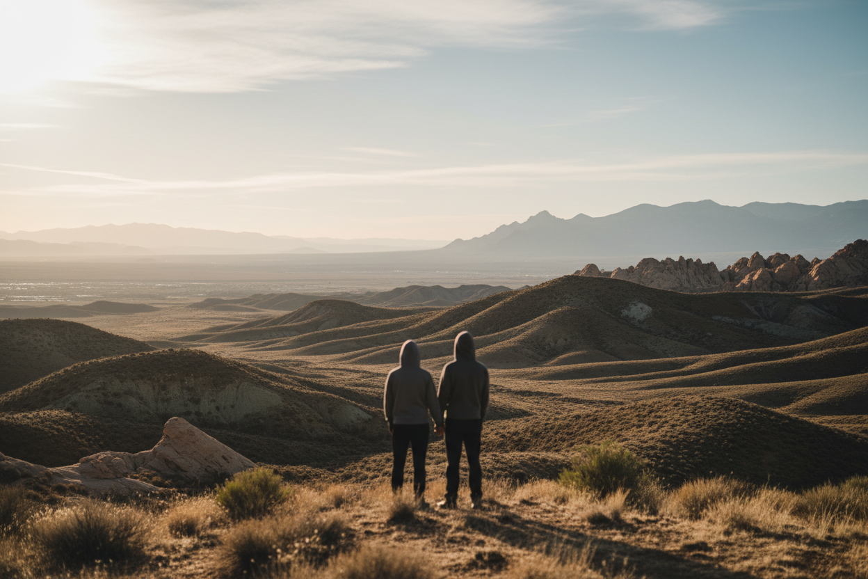 PTSD Support Couple Landscape